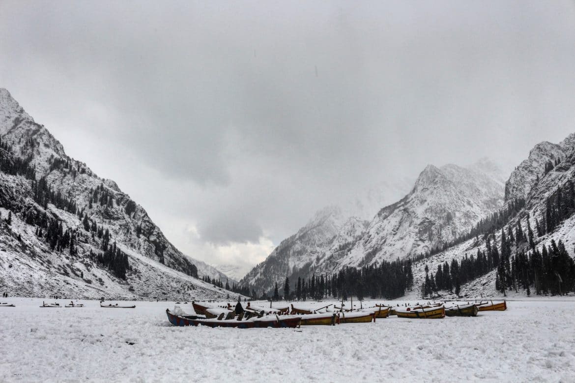 Frozen Mahodand Lake Swat